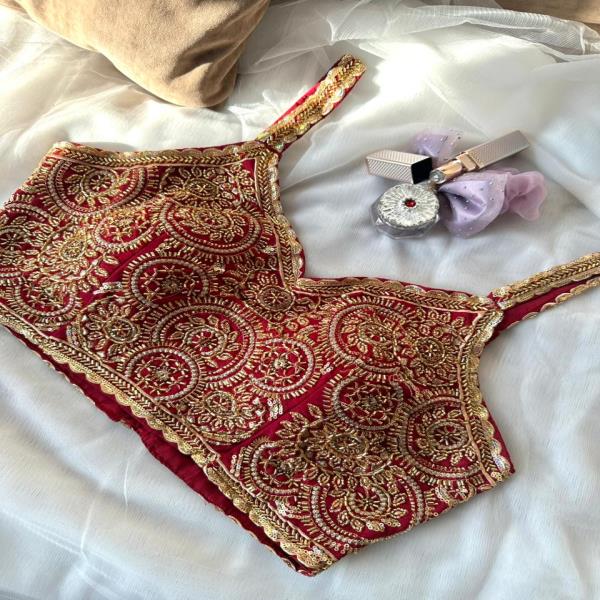 Pure Beads Work Blouse