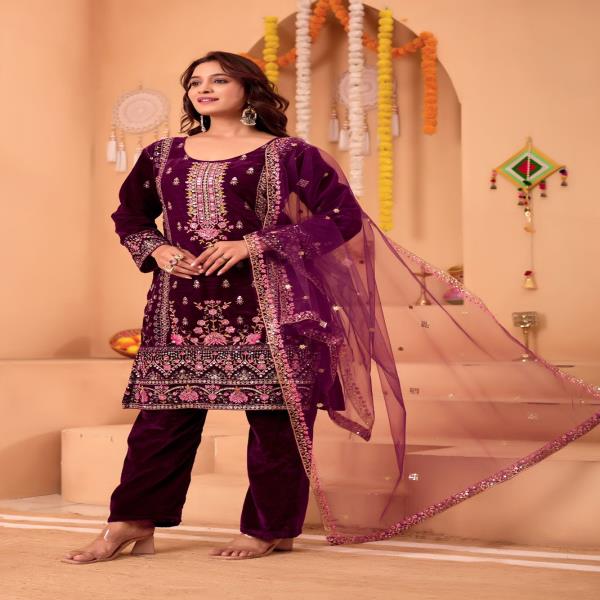  SUIT PANT WITH DUPATTA SET