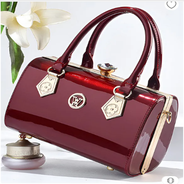 Women Elegant Glossy Handbag