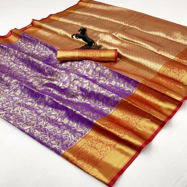 Kanjivaram Pattu Semi Silk Saree